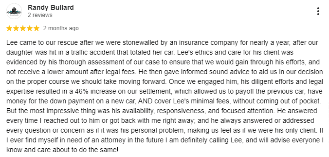 Randy Review | New Orleans Accident Injury Lawyers | Call 504-500-5504 | RUDIN LAW